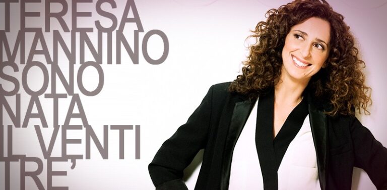 “Sono nata il 23”, il monologo di Teresa Mannino debutta al Vittorio Emanuele