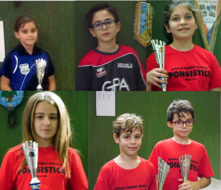 Buoni risultati dei pongisti peloritani al Primo Torneo Regionale Predeterminato Giovanile