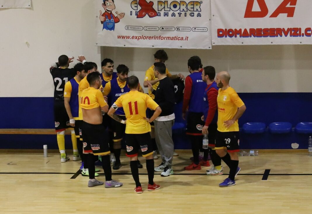 Time out del Messina Futsal