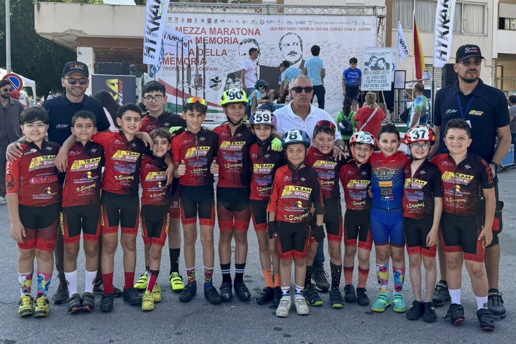La Team Bike protagonista a Palermo: quattro podi e secondo posto a squadre
