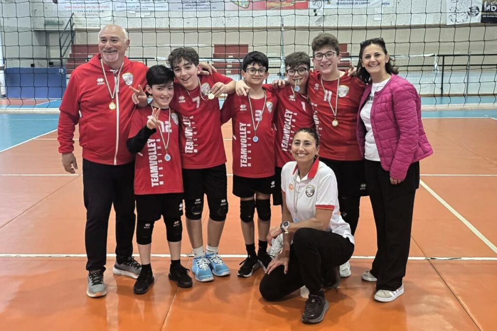 La Team Volley Messina Under 13 al quarto posto in Sicilia nella categoria 3×3