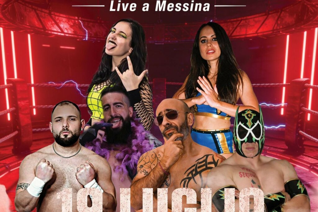 Il wrestling dal vivo il 19 luglio al centro sportivo “Punto Verde” di Camaro